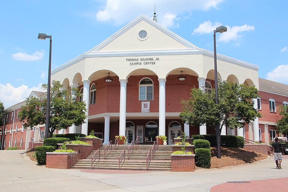 A collegiate campus building