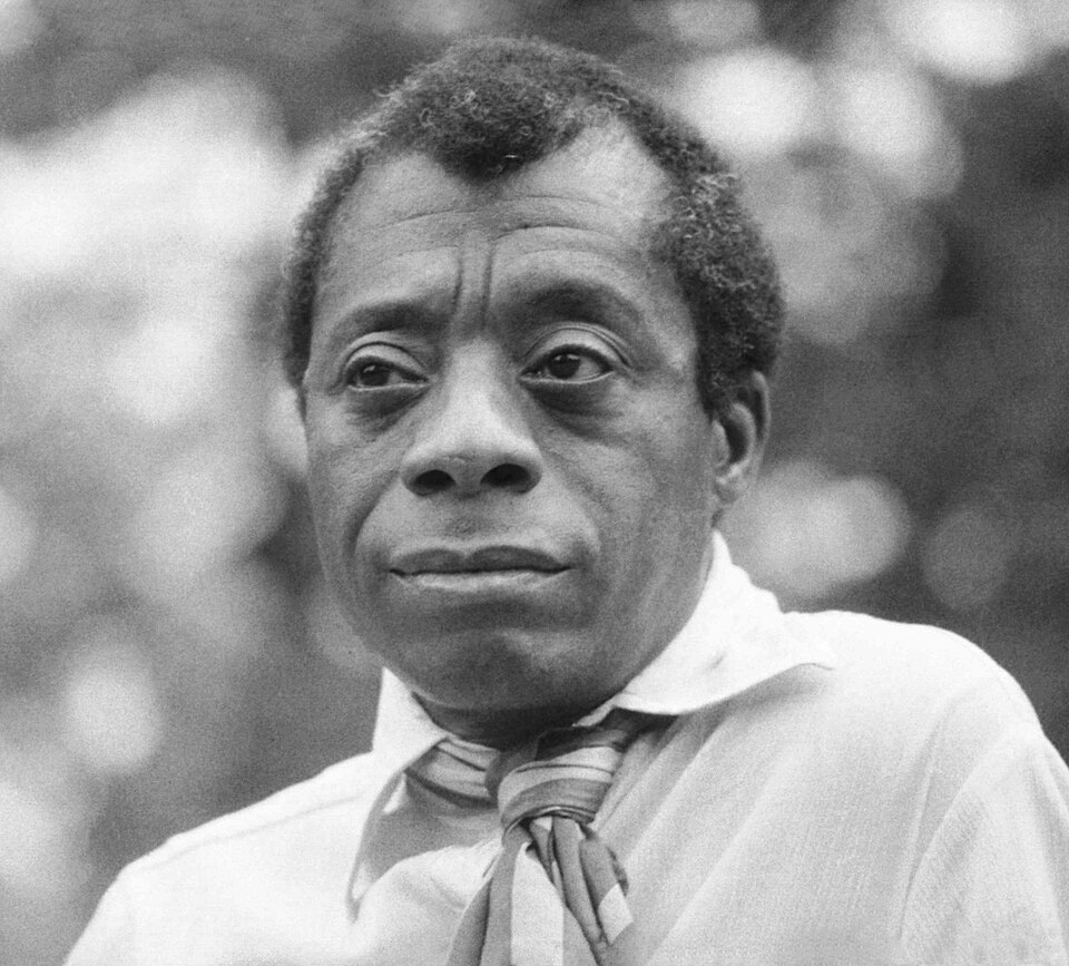 James Baldwin, portrait by Allan Warren